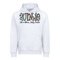 White auntie  like a mom, only cooler Urban Hoodie - CowhideDigitalArt