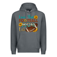 Rock livin' that football mom life Premium Hoodie - HRA Design Shop