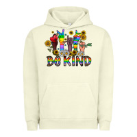 Pigment Pistachio be kind Urban Hoodie - CowhideDigitalArt