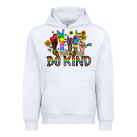 White be kind Urban Hoodie - CowhideDigitalArt