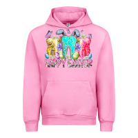 Fuchsia Pink happy easter tooth Urban Hoodie - RacoonDesign