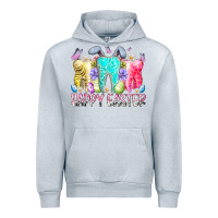 Heather Grey happy easter tooth Urban Hoodie - RacoonDesign