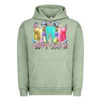 Pigment Oil Green happy easter tooth Urban Hoodie - RacoonDesign