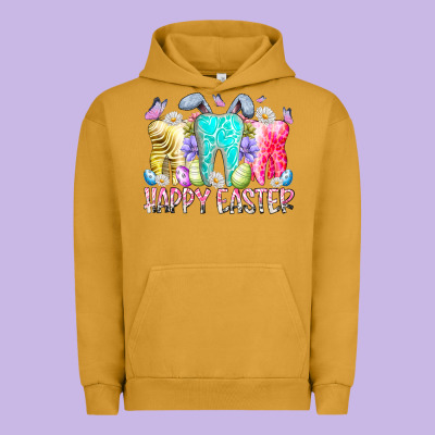 Happy Easter Tooth Urban Hoodie Designed By Racoondesign