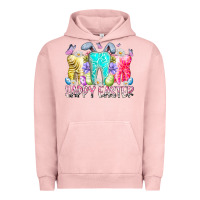 Pigment Salmon happy easter tooth Urban Hoodie - RacoonDesign