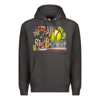 Smoke three up down softball Premium Hoodie - RacoonDesign