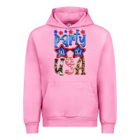 Fuchsia Pink part in the usa Urban Hoodie - HRA Design Shop