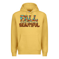 Antique Gold fall is proof that change is beautiful Premium Hoodie - CowhideDigitalArt