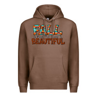 Chestnut fall is proof that change is beautiful Premium Hoodie - CowhideDigitalArt