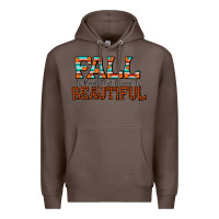 Coffee fall is proof that change is beautiful Premium Hoodie - CowhideDigitalArt