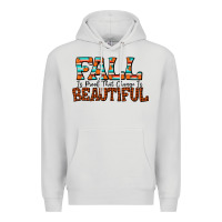 Dove Grey fall is proof that change is beautiful Premium Hoodie - CowhideDigitalArt