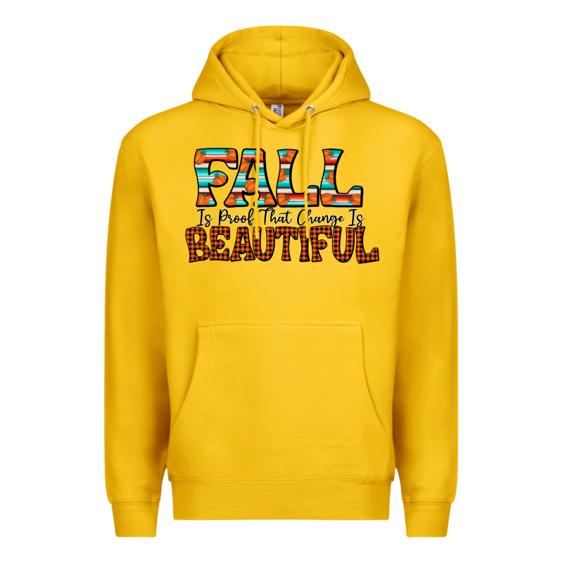 Fall Is Proof That Change Is Beautiful Premium Hoodie by CowhideDigitalArt | Teevron
