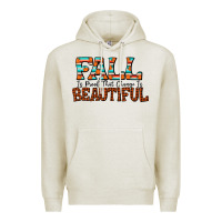 Oatmeal Heather fall is proof that change is beautiful Premium Hoodie - CowhideDigitalArt