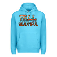 Ocean Blue fall is proof that change is beautiful Premium Hoodie - CowhideDigitalArt
