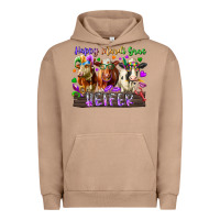 Pigment Burro happy mardi gras heifer Urban Hoodie - RacoonDesign