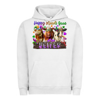 Happy Mardi Gras Heifer Urban Hoodie | Teevron