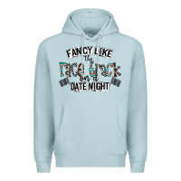 Blue Mist fancy like the race track on a date night Premium Hoodie - CowhideDigitalArt