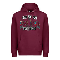 Burgundy fancy like the race track on a date night Premium Hoodie - CowhideDigitalArt