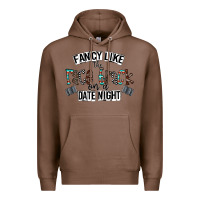 Chestnut fancy like the race track on a date night Premium Hoodie - CowhideDigitalArt