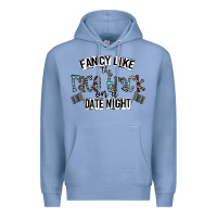 Colony Blue fancy like the race track on a date night Premium Hoodie - CowhideDigitalArt