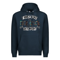 Navy fancy like the race track on a date night Premium Hoodie - CowhideDigitalArt