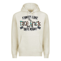 Oatmeal Heather fancy like the race track on a date night Premium Hoodie - CowhideDigitalArt