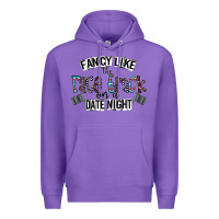 Purple fancy like the race track on a date night Premium Hoodie - CowhideDigitalArt