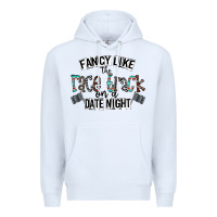 White fancy like the race track on a date night Premium Hoodie - CowhideDigitalArt