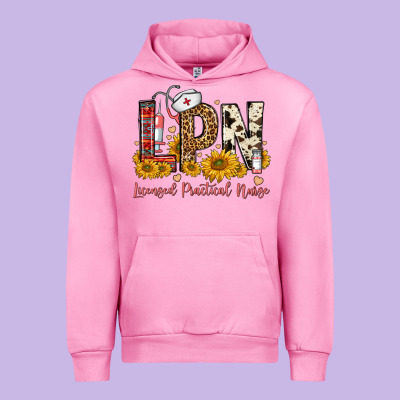 Lpn Licensed Practical Nurse Urban Hoodie Designed By Fadigitalartstudio