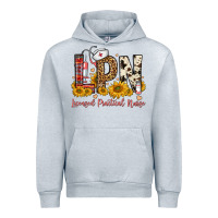 Heather Grey lpn licensed practical nurse Urban Hoodie - FaDigitalArtStudio