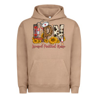 Pigment Burro lpn licensed practical nurse Urban Hoodie - FaDigitalArtStudio