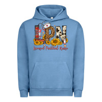 Pigment Pebble Blue lpn licensed practical nurse Urban Hoodie - FaDigitalArtStudio