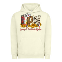 Pigment Pistachio lpn licensed practical nurse Urban Hoodie - FaDigitalArtStudio