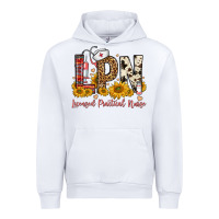 White lpn licensed practical nurse Urban Hoodie - FaDigitalArtStudio
