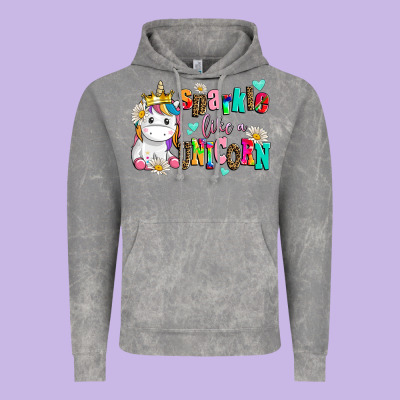 Sparkle Like A Unicorn Vintage Hoodie Designed By Adodesignshop