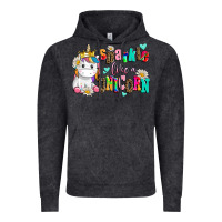 Vintage Black sparkle like a unicorn Vintage Hoodie - AdoDesignShop
