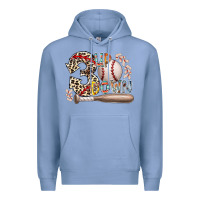 Colony Blue three up down Premium Hoodie - RacoonDesign