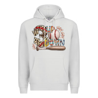 Dove Grey three up down Premium Hoodie - RacoonDesign