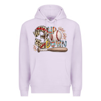 Lilac three up down Premium Hoodie - RacoonDesign
