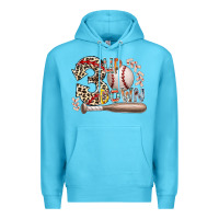Ocean Blue three up down Premium Hoodie - RacoonDesign
