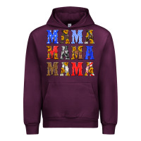 Mauve Wine mama american flag 4th of july Urban Hoodie - HRA Design Shop
