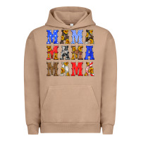Pigment Burro mama american flag 4th of july Urban Hoodie - HRA Design Shop