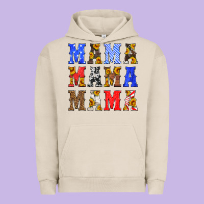 Mama American Flag 4th Of July Urban Hoodie Designed By Hra Design Shop