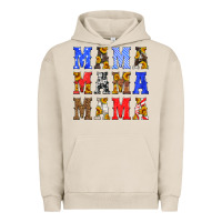 Pigment French Oak mama american flag 4th of july Urban Hoodie - HRA Design Shop
