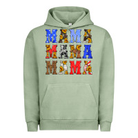 Pigment Oil Green mama american flag 4th of july Urban Hoodie - HRA Design Shop