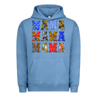 Pigment Pebble Blue mama american flag 4th of july Urban Hoodie - HRA Design Shop