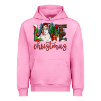Fuchsia Pink love christmas Urban Hoodie - FaDigitalArtStudio