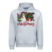 Heather Grey love christmas Urban Hoodie - FaDigitalArtStudio