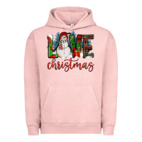 Pigment Salmon love christmas Urban Hoodie - FaDigitalArtStudio