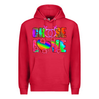 Cardinal choose love (lesbian) Premium Hoodie - HRA Design Shop